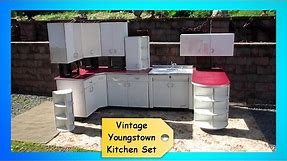Vintage 1950s Retro Youngstown Kitchen Set Cabinets Cupboards