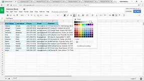How to Make an Address Book with Google Sheets