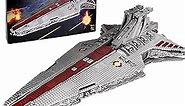 Mould King 21005 Super Star Destroyer Model, Venator-Class Republic Attack Cruiser Building Toy, 6685+Pcs Buildable Toy Model Gifts, UCS Collection Awesome Building Kit for Boys Over 8-12