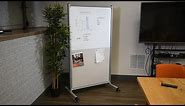 Rolling Whiteboard Room Divider | Stand Up Desk Store
