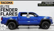 2016-2023 Tacoma Elite Series Sport Style Fender Flares Review & Install