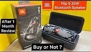 JBL Flip 5 20W Bluetooth Speaker Review After 1 Month | Sound + Bass Test | Buy Or Not