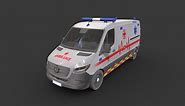ambulance car - Download Free 3D model by Sidra (@Sidramax)