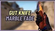 ★ Gut Knife Marble Fade | CSGO Knife Showcase