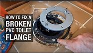 How to Replace a Broken PVC Toilet Flange (Best Method)