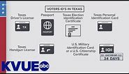 Voting in Texas: What form of ID do you need to vote? | KVUE
