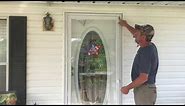How to level an entry door for a manufactured home