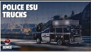 Police ESU & Bomb Squad Trucks | GTA 5 Vehicle Model Showcase