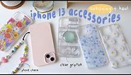 💐 unboxing iphone 13 cute accessories haul | ft. aesthetic iphone 13 cases from ringke ✨