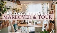 MY TINY ART STUDIO Makeover & Tour | organizing my 8x8 ft craft space
