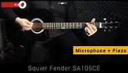 Fender Squier SA105CE - Electro- Acoustic Guitar Fishman Tunner/Preamp built-in