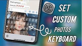 How To Change Keyboard Background in iPhone 🔥| How To Set Wallpaper in iPhone Keyboard |