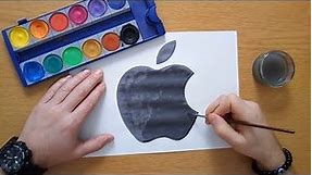 How to draw an Apple logo