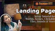 Player Landing Page | Foundry VTT Tutorial