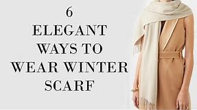 Elegant Ways to Wear a Winter Scarf | Fashion Over 40