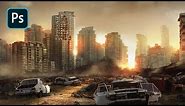 Post Apocalyptic City – Photoshop REALTIME Speedart
