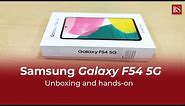 Samsung Galaxy F54 5G: Unboxing and hands-on | India-centric midrange phone