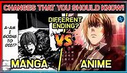 Death Note:- Top 10 MAJOR Differences Between Anime & Manga