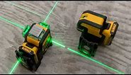 DeWalt 12v Green Laser Level (3 x 360 vs 5 Spot Cross Line)