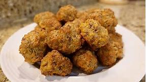 Sausage Cheese Ball Recipe. Only 3 Ingredients! Quick, Easy & Delicious! Bisquick Sausage Balls.
