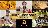 Gold Bar/Coin 24 karat (999.9) from Amazon | UNBOXING | REVIEW | FEEDBACK [BRPL- Bangalore Refinery]
