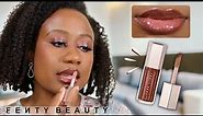 New Fenty Beauty HOT CHOCOLIT FANTASY Gloss Bomb Review! | Must Have Lipgloss Fall 2023?