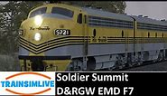 Train Simulator 2015 - Soldier Summit, D&RGW EMD F7