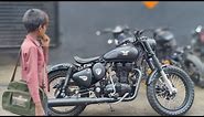 Royal Enfield classic 350 modified | Bike modification | stealth black modified @BulletTower