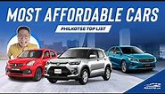 15 Most Affordable Cars Under P800k (2022 Update) - Philkotse Top List (w/ English Subtitles)