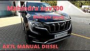 Mahindra XUV700 AX7L Manual Diesel | midnight Black | walkaround | manual top variant