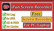 Free Screen Recorder Software for Laptop,PC and Desktop | iFun Screen Recorder for Windows