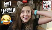 She forgot something! Gabrielle's 14th birthday party at Great Wolf Lodge waterpark! Family vlog