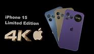 iPhone 15 Limited Edition Trailer | First Look | Intro | Concept