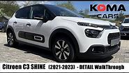 CITROËN C3 Shine (2023) - detailed video guide / review / dimensions, volumes, car trunk, options