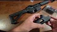 Installing an AR-15 California Compliant Juggernaut Tactical Featureless Grip replacing Fin Grip