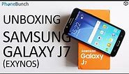 Samsung Galaxy J7 India Unboxing and Overview