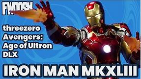 DLX Iron Man Mark 43 Marvel Avengers Age of Ultron ThreeZero ThreeA Action Figure Review