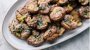 Smashed Baby Red Potatoes