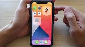 iPhone 12: How to Add a Contacts Widget To the Home Screen - iOS 15