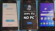 SAMSUNG A3 6 SM-A310F FRP BYPASS Without PC 2021 #100% A310f Google Account bypass by Waqas Mobile