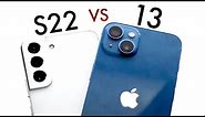 Samsung Galaxy S22 Vs iPhone 13 CAMERA TEST! (Photo Comparison)