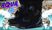 2015 Jordan 8 VIII "Aqua" w/ On Foot