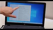 How To Update Your Windows 10 Laptop Computer - Update Drivers - Process Updates - Shown On An HP