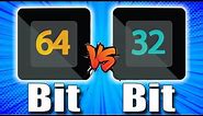 Difference Between 32-Bit and 64-Bit Operating System | Processor | Software