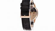 Guess Watches Men's Guess Leather -Rose Gold Watch