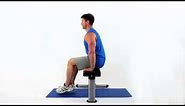 How to do a seated push up