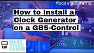 How to install the Clock Generator on the GBS-8200