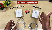 How to check Duplicate and Original Apple Charger & Lightning Cable in Hindi explained