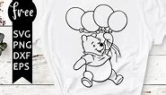Winnie pooh svg free, disney svg, winnie bear svg, instant download, cartoon svg, silhouette cameo, winnie the pooh svg, png 0613