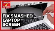 How to Replace a Broken, Cracked or Smashed Laptop LCD screen - DIY display replacement at home!